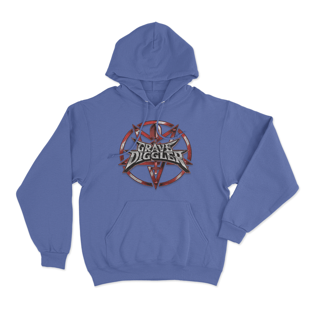 Classic Shovel Logo Unisex Hoodie Blue Classic Shovel Logo Unisex Hoodie Blue