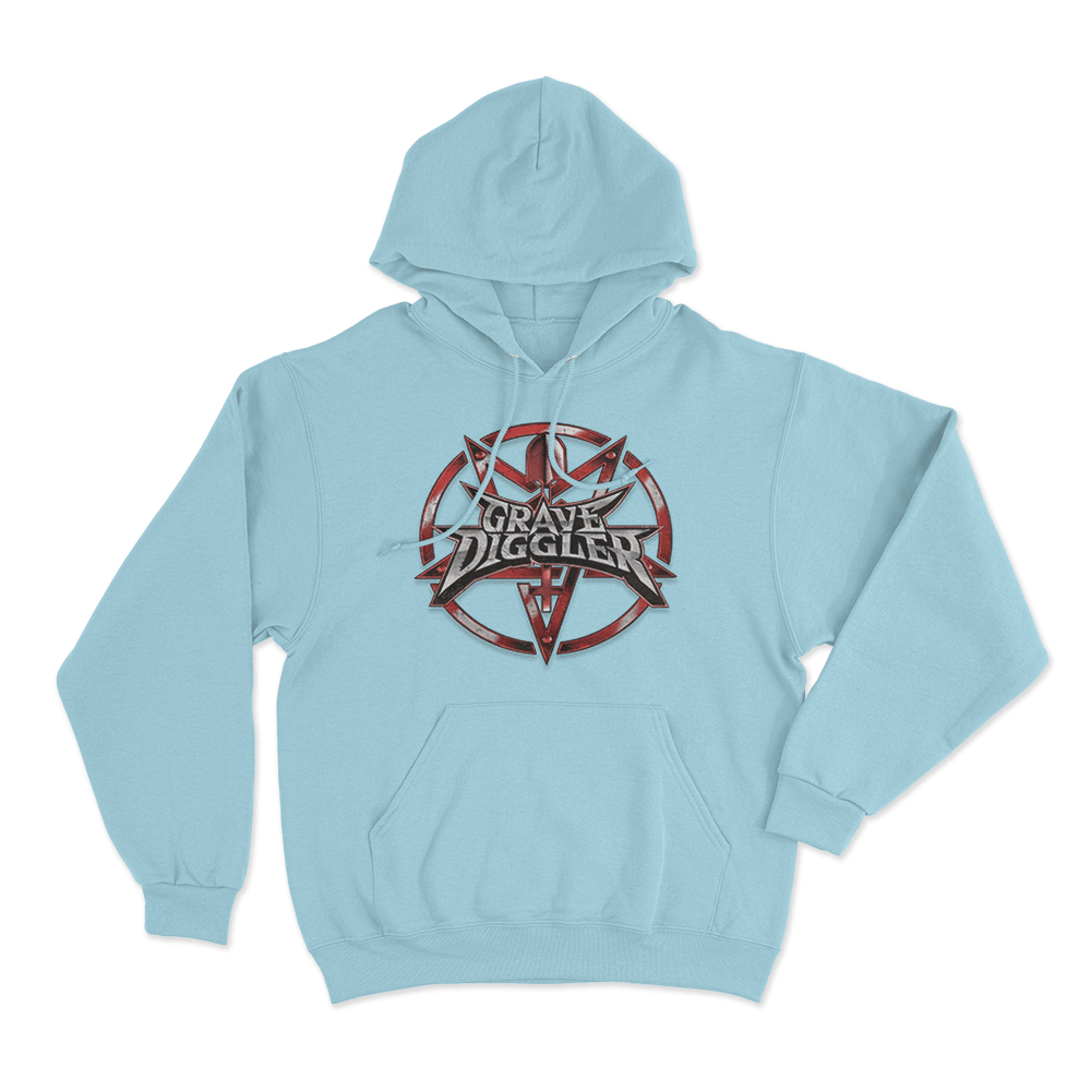 Classic Shovel Logo Unisex Hoodie Sky Blue Classic Shovel Logo Unisex Hoodie Sky Blue
