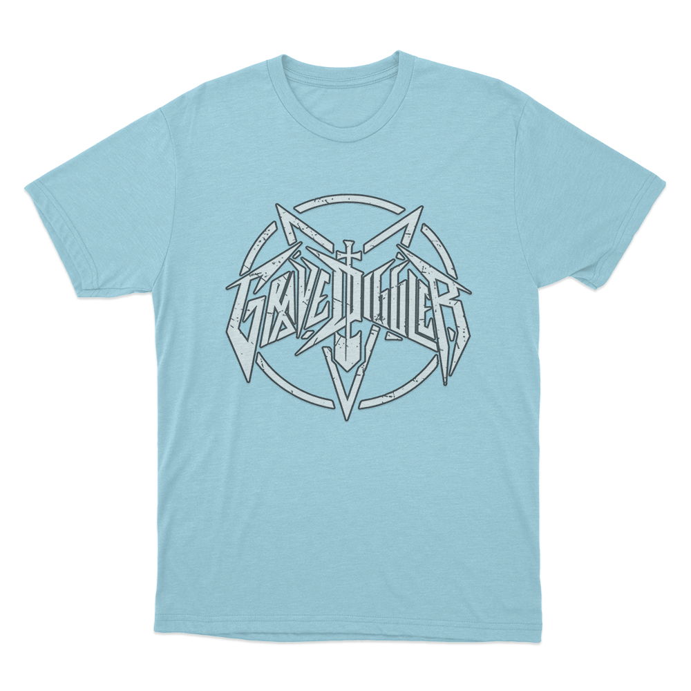 Grave Diggler T Shirt Sky Blue Grave Diggler T Shirt Sky Blue