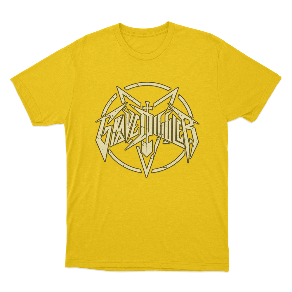 Grave Diggler T Shirt Yellow Grave Diggler T Shirt Yellow