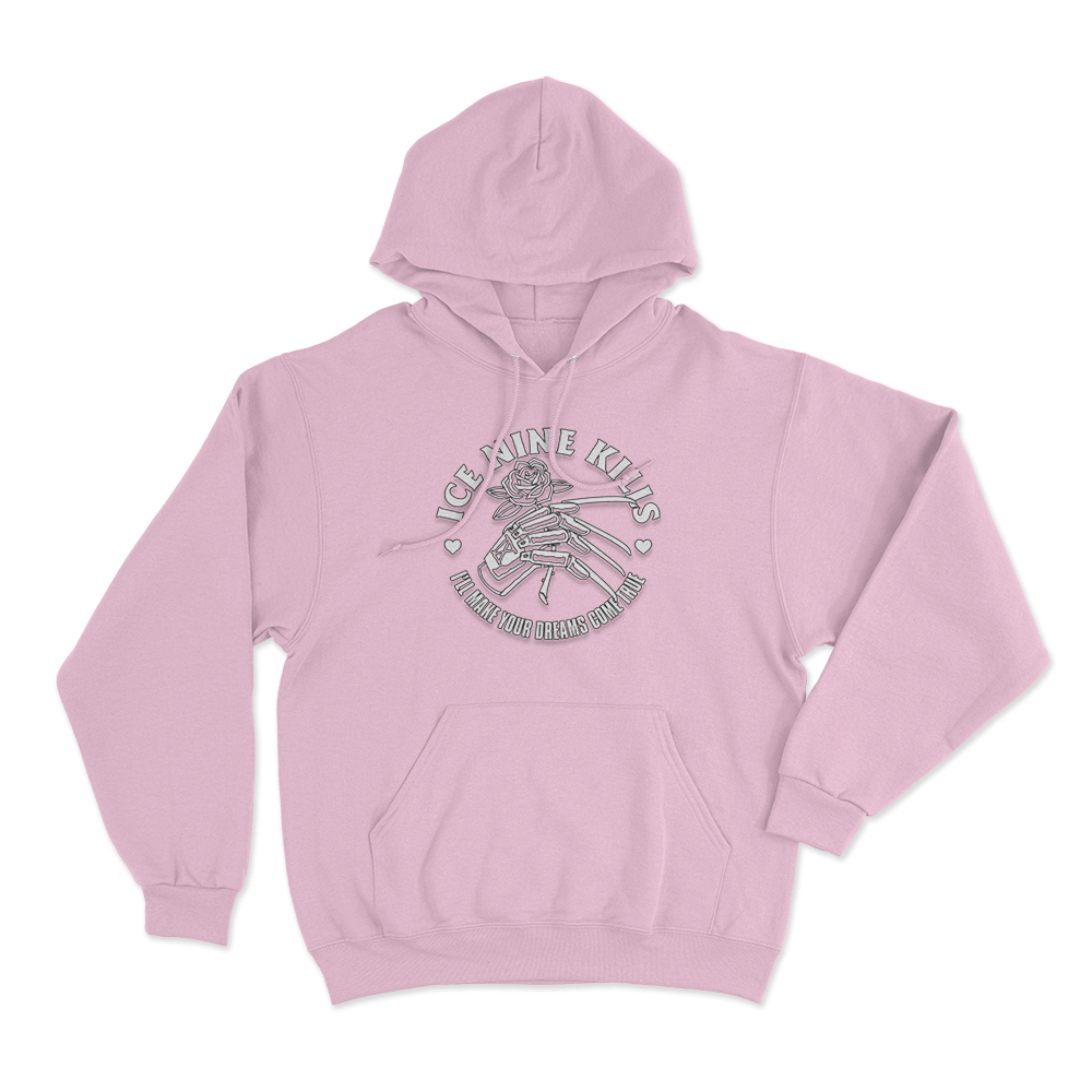 Ice Nine Kills Rose Unisex Hoodie Pink Ice Nine Kills Rose Unisex Hoodie Pink