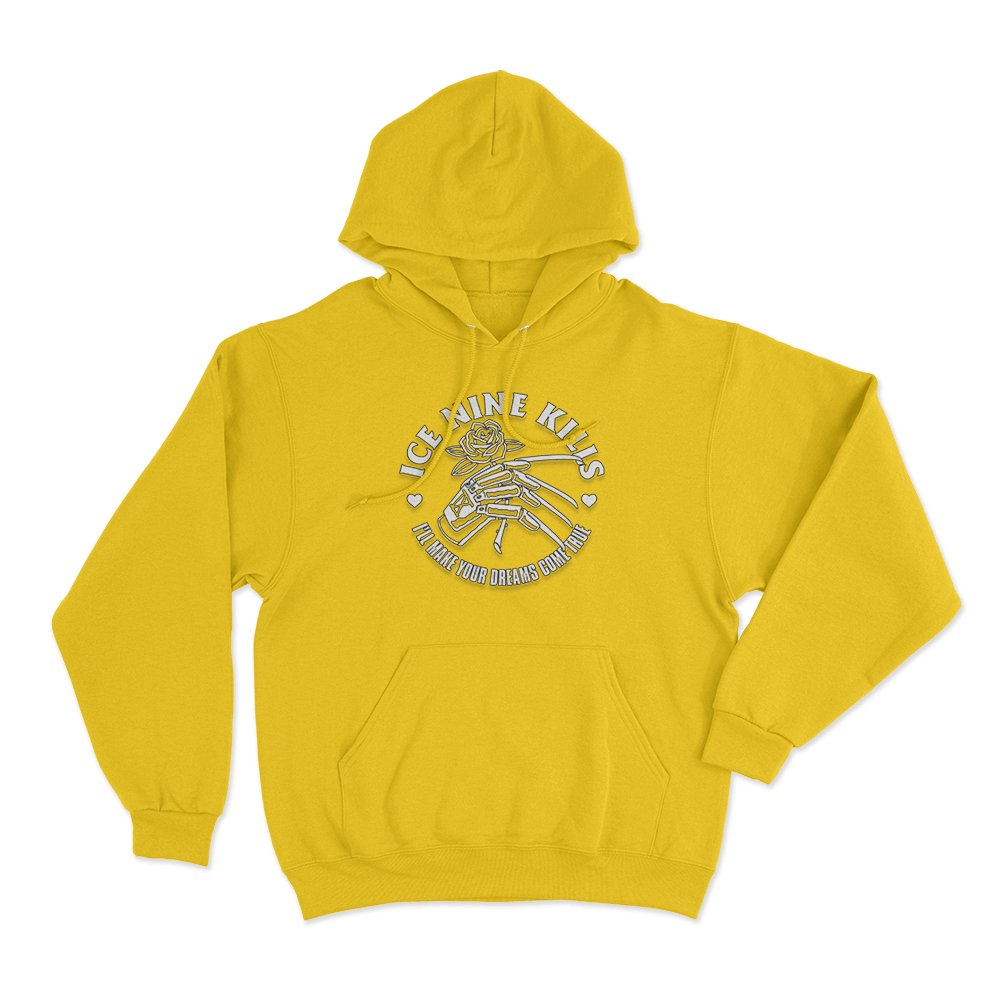 Ice Nine Kills Rose Unisex Hoodie Yellow Ice Nine Kills Rose Unisex Hoodie Yellow