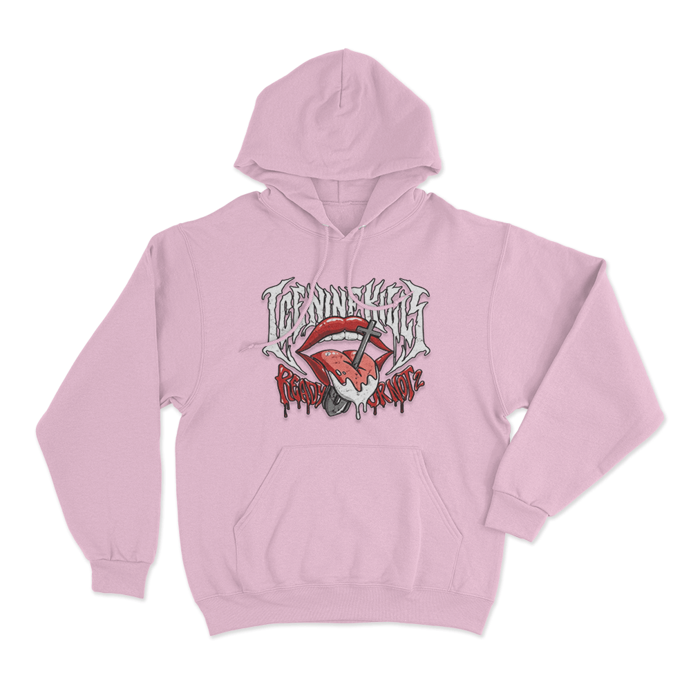 Tongue Shovel Unisex Hoodie Pink Tongue Shovel Unisex Hoodie Pink