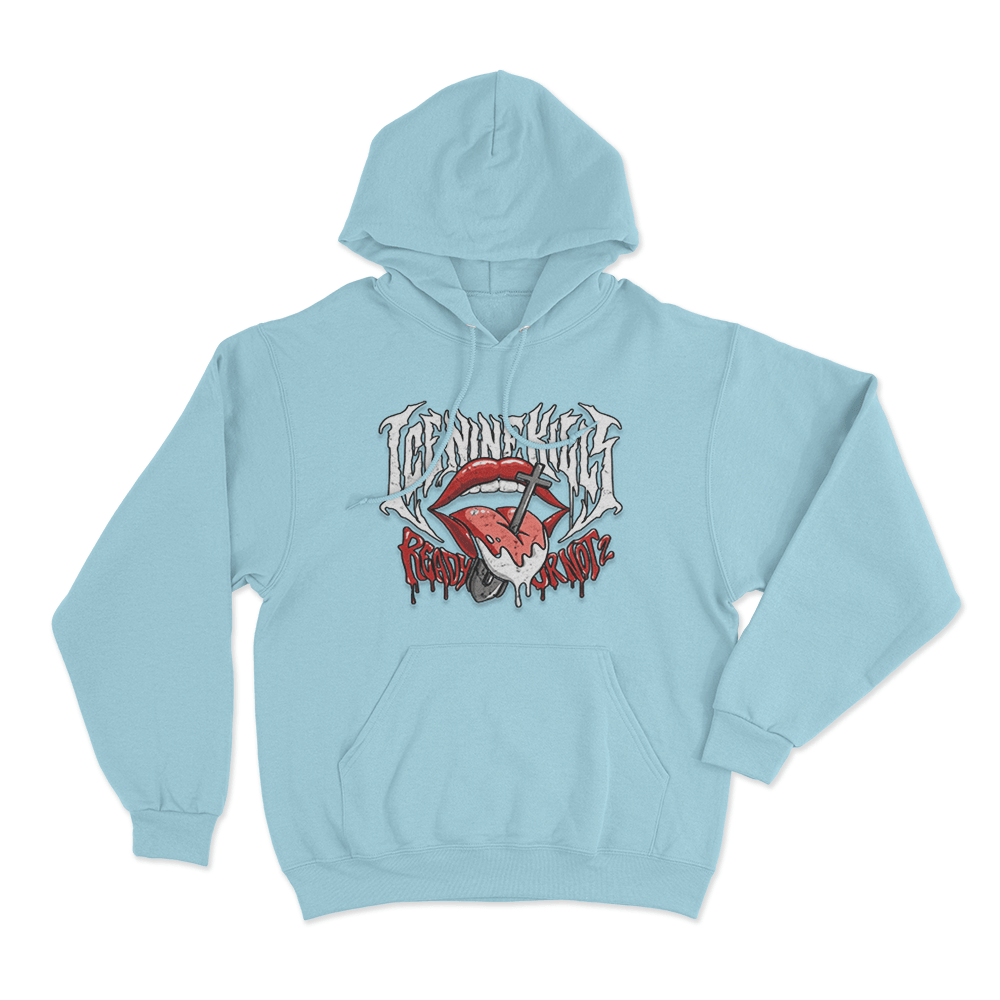 Tongue Shovel Unisex Hoodie Sky Blue Tongue Shovel Unisex Hoodie Sky Blue